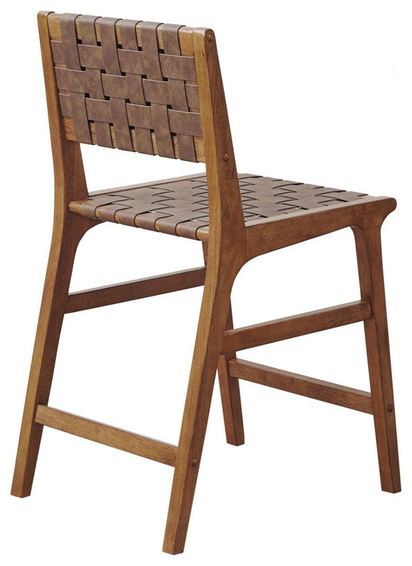 INK+IVY Oslo Accent Chair Counter Stool Dining Chairs, Brown, Counter Stool