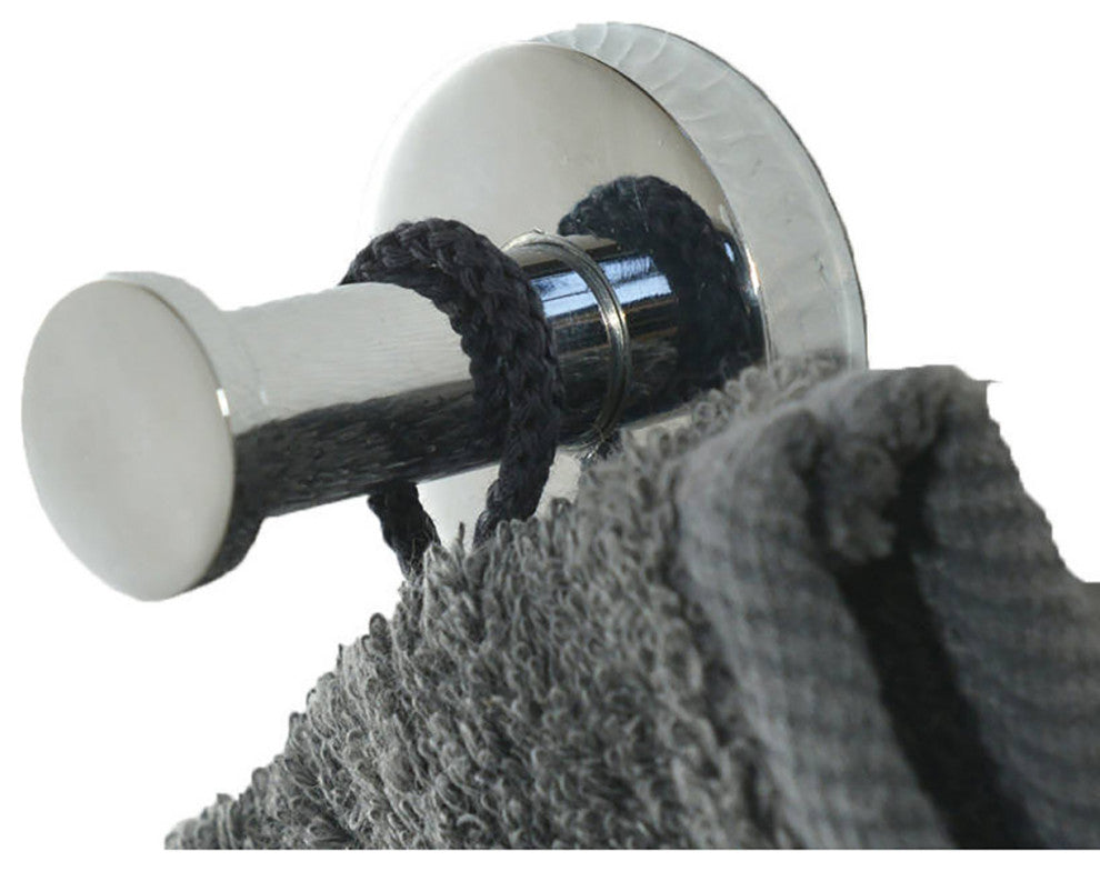 Wall Mount Bath Towel Single Robe Hook Polished Stainless Steal