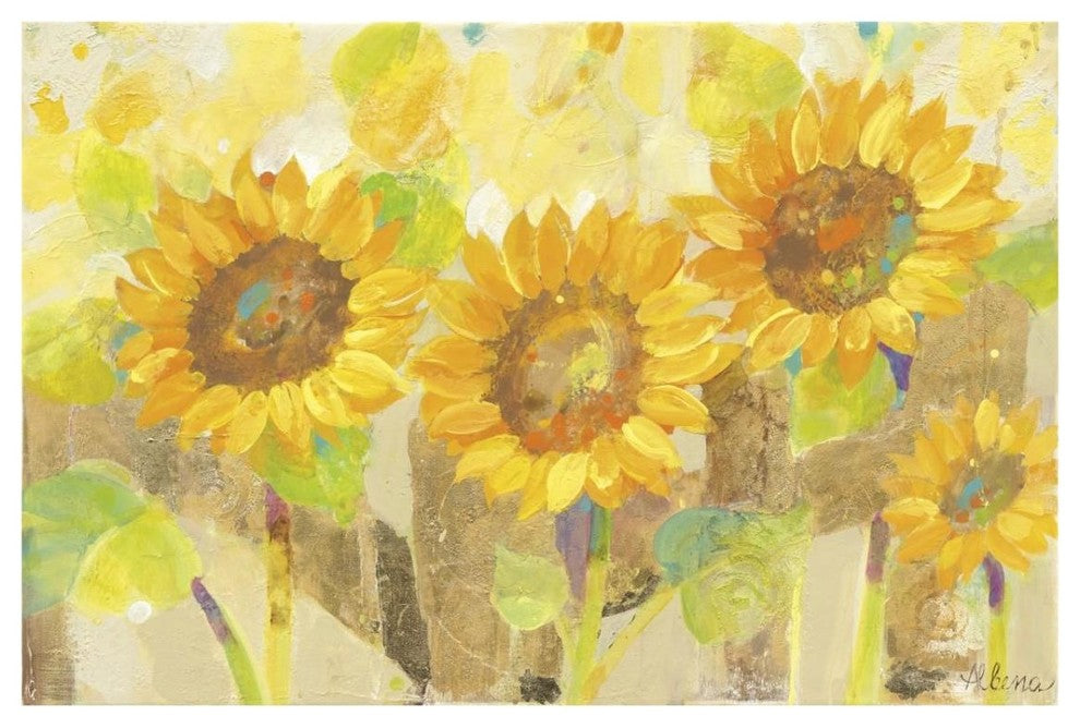 "Turn to the Sun" Digital Paper Print by Albena Hristova, 32"x22"