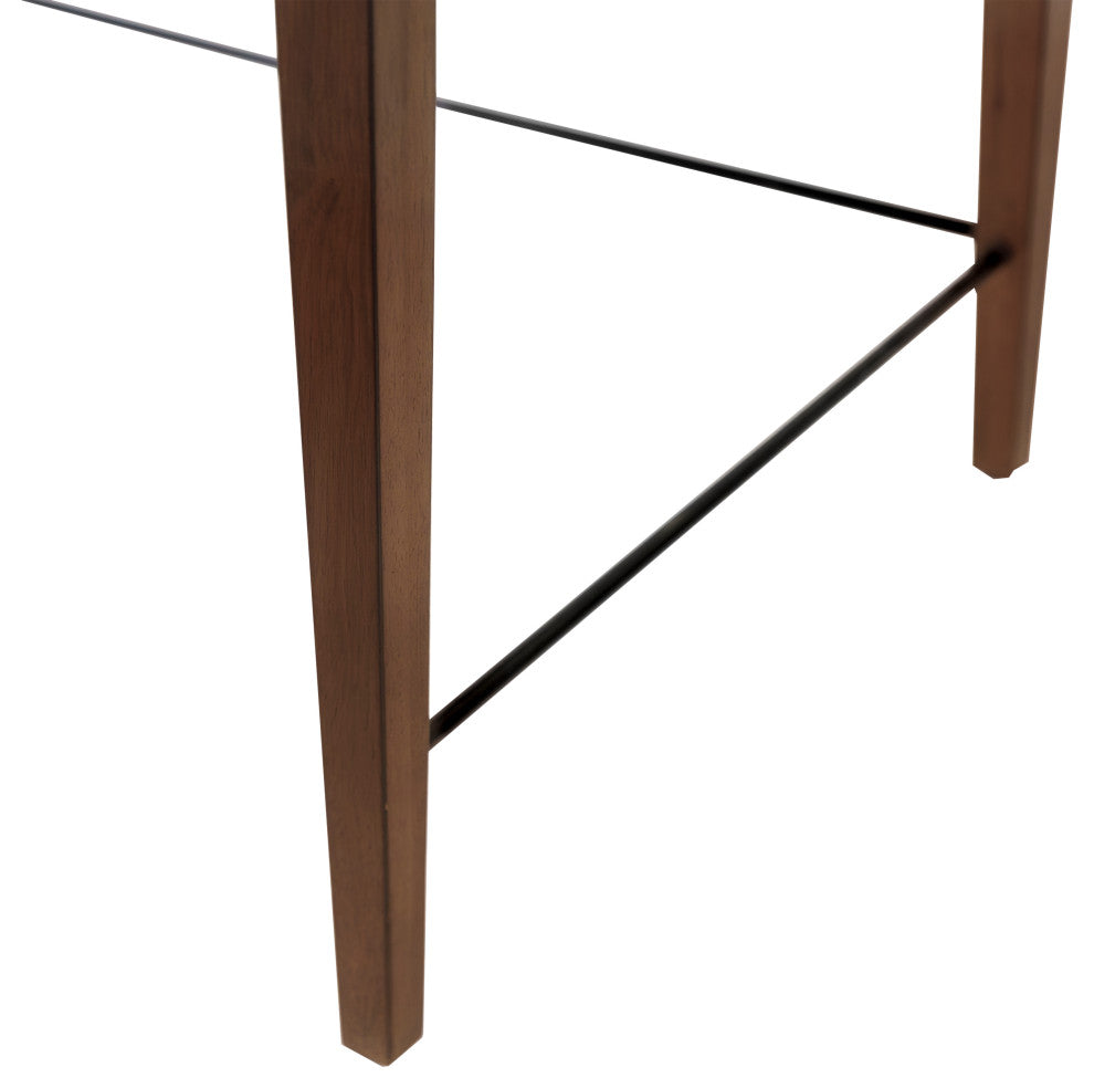 Mid-century Modern Writing Desk, Office Desk, Brown