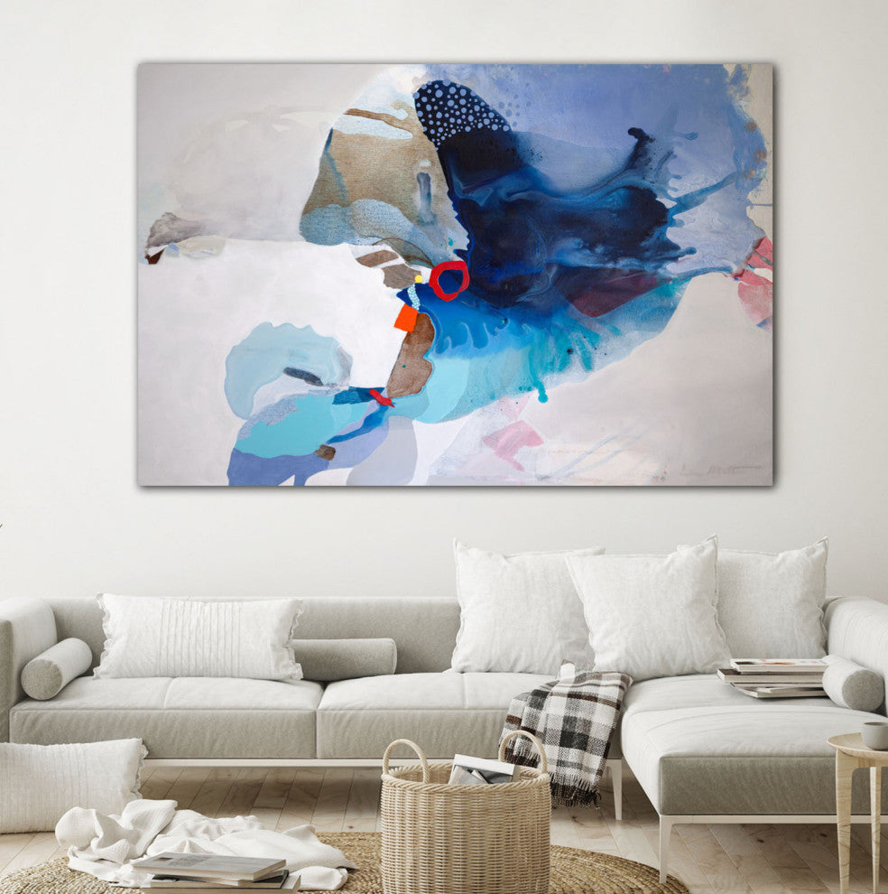 Ocean Tides - 72 x 48 by Lina Alattar