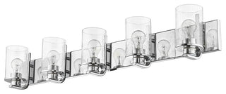 Z-Lite 492-5V Beckett 5 Light 42"W Bathroom Vanity Light - Chrome