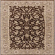 Ahgly Company Indoor Square Mid-Century Modern Area Rugs, 5' Square