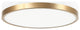 Tone LED Flush Mount, 1-Light, Brass, 12"W (M15301WHAG 305XK1A)