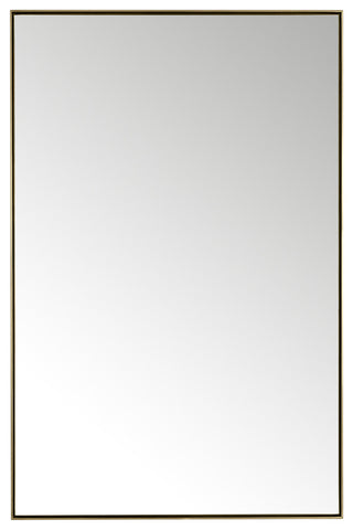 Rohe 26" Mirror, Champagne Brass