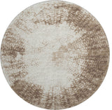 Premium Machine Washable Mayfield AMF34 Brown 8' x 8' Round Rug