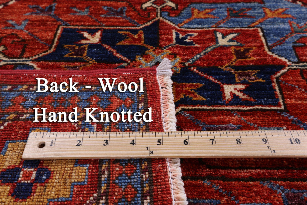 4' 11" X 6' 9" Hand-Knotted Bokhara Wool Rug - Q12682