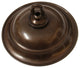 Solid Brass Round Ceiling Canopy, Bronze