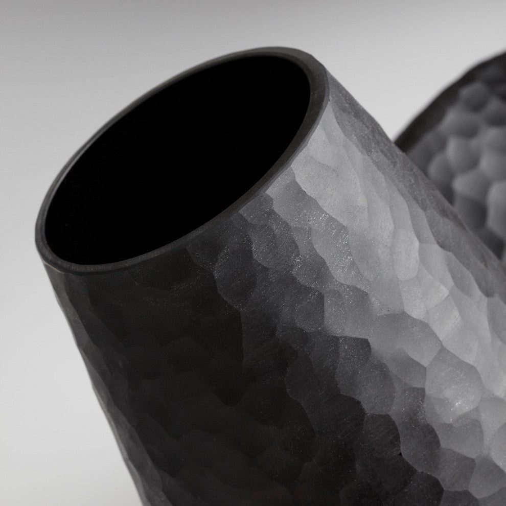 Lava Vase, Black Large