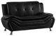 Camille Black Living Room Collection, Loveseat