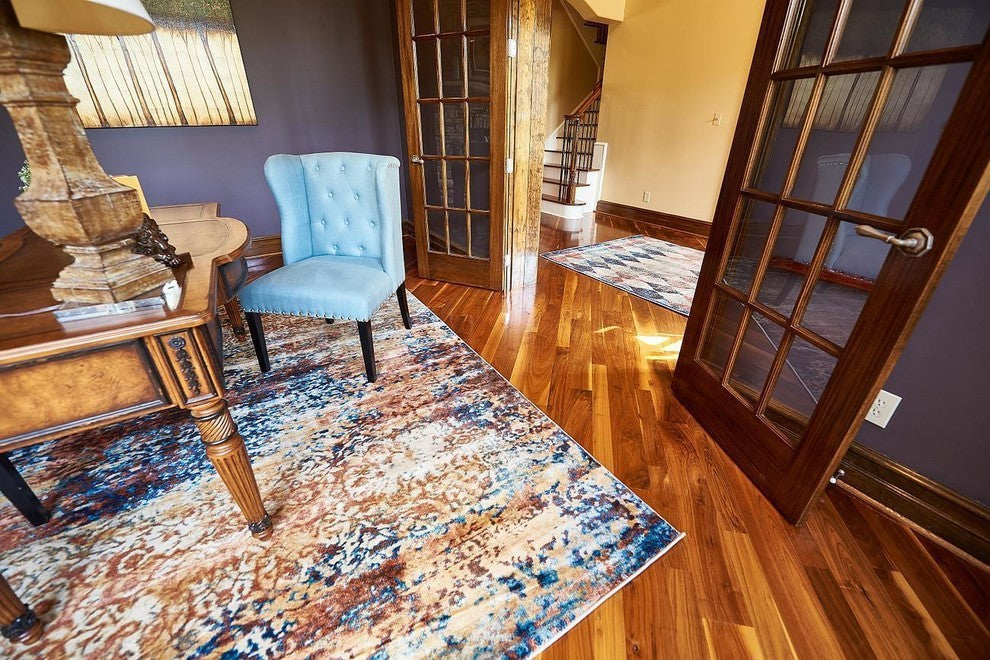 Unique Loom Brick Red Seine Mystic 2' 0 x 6' 0 Runner Rug