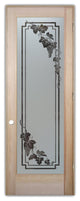 Pantry Door - Vineyard Grapes Cascade - Douglas Fir (stain grade) - 30" x...