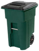 Toter 025548-A6GRS Wheeled Trash Can/Cart, 48 Gallon, Green