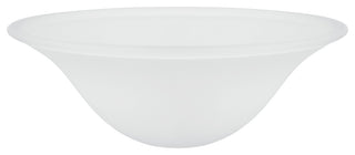 23100-01 Frosted Replacement Torchiere Glass Shade, 5"x12-7/8"