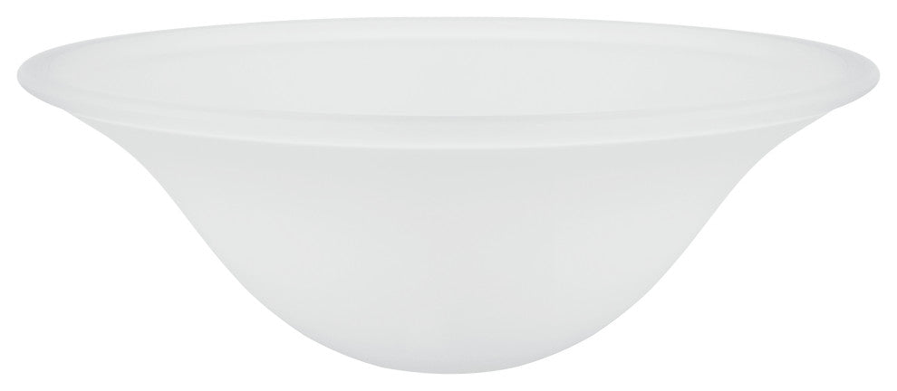 23100-01 Frosted Replacement Torchiere Glass Shade, 5"x12-7/8"