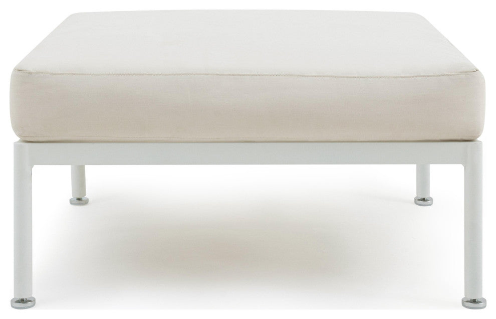 Dunes Cream Outdoor Ottoman