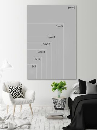 "Dark Outer Space" Framed Painting Print, 20x30