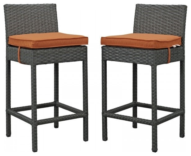 Canvas Tuscan Sojourn 2-Piece Outdoor Patio Sunbrella Pub Set