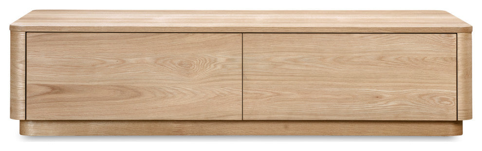 Round Off Natural Oak Coffee Table
