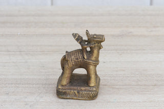 Tarnished Brass Indian Statue