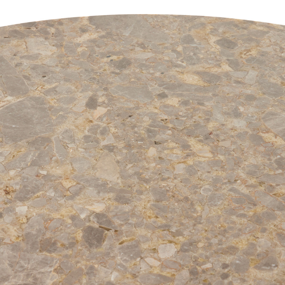Brisa Round Dining Table 55", Dune Onyx