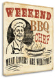 "Weekend Bbq Chef" By Pela Studio, Giclee Print on Gallery Wrap Canvas