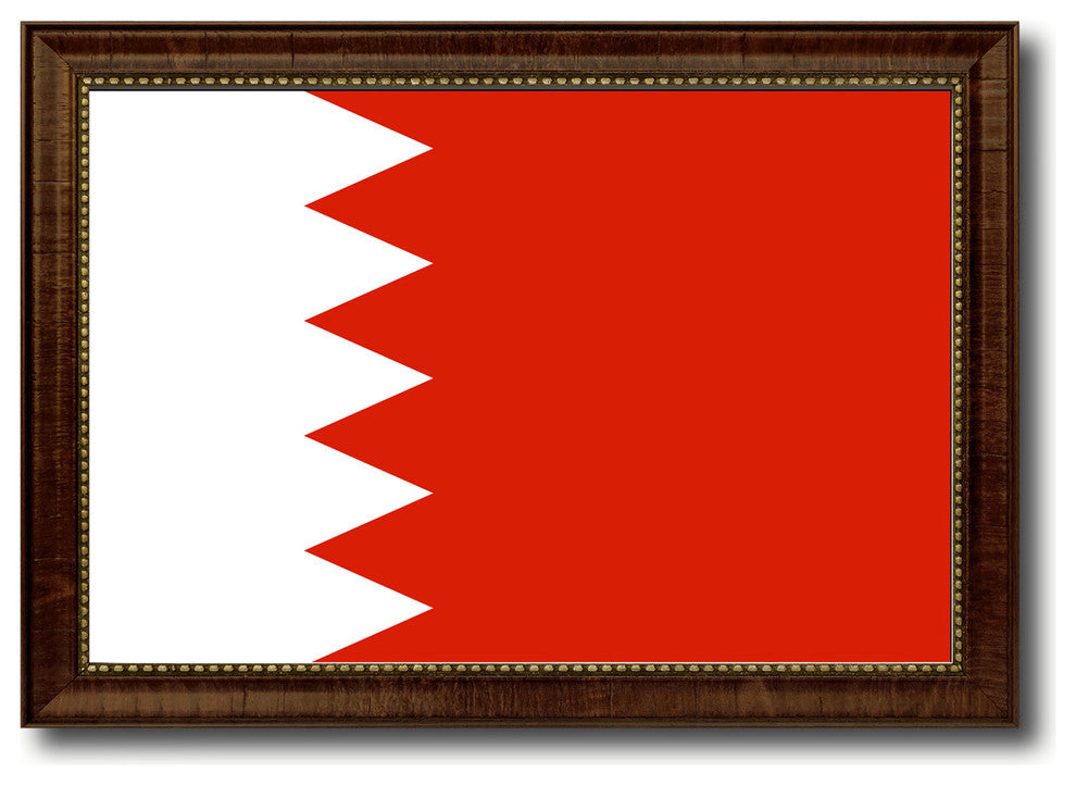 Bahrain Country Flag Canvas Print, 21"x30"