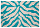 Animal Stripe Spring Chenille Rug, Explorer Blue, 5'x7'