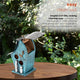 Alpine Blue Artful Wooden Birdhouse, 12"