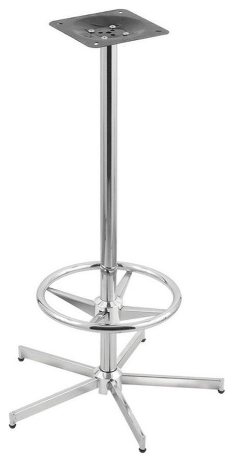 Holland L216 Vancouver Canucks 42x28" Pub Table - Chrome