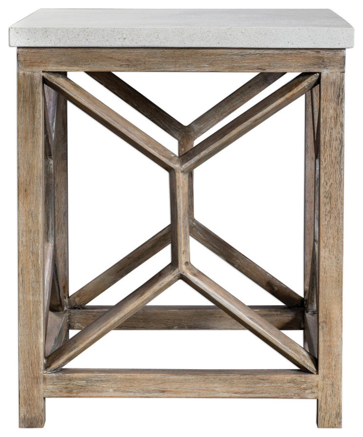 Uttermost Catali Stone End Table