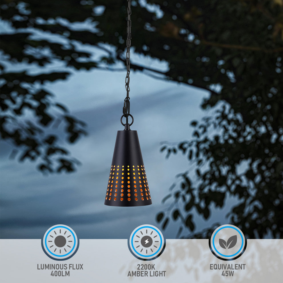 4 Pack LED Outdoor Pendant Lights, 5W Low Voltage Hanging Lights