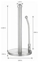Jiallo Paper Towel Holder With Round Knob and Tension Arm