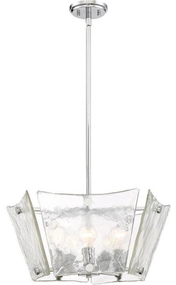 Quoizel QF2783C Five Light Pendant Glaze Polished Chrome