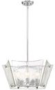 Quoizel QF2783C Five Light Pendant Glaze Polished Chrome