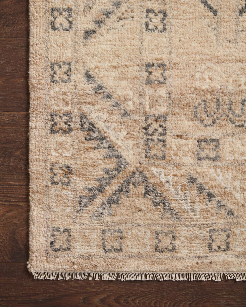 Loloi Marco Sand / Granite 18" x 18" Sample Rug