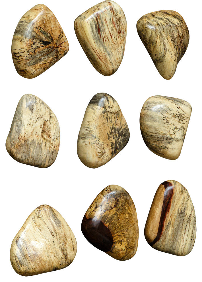 Uttermost Pebbles Blonde Wood Wall Decor, Set of 9