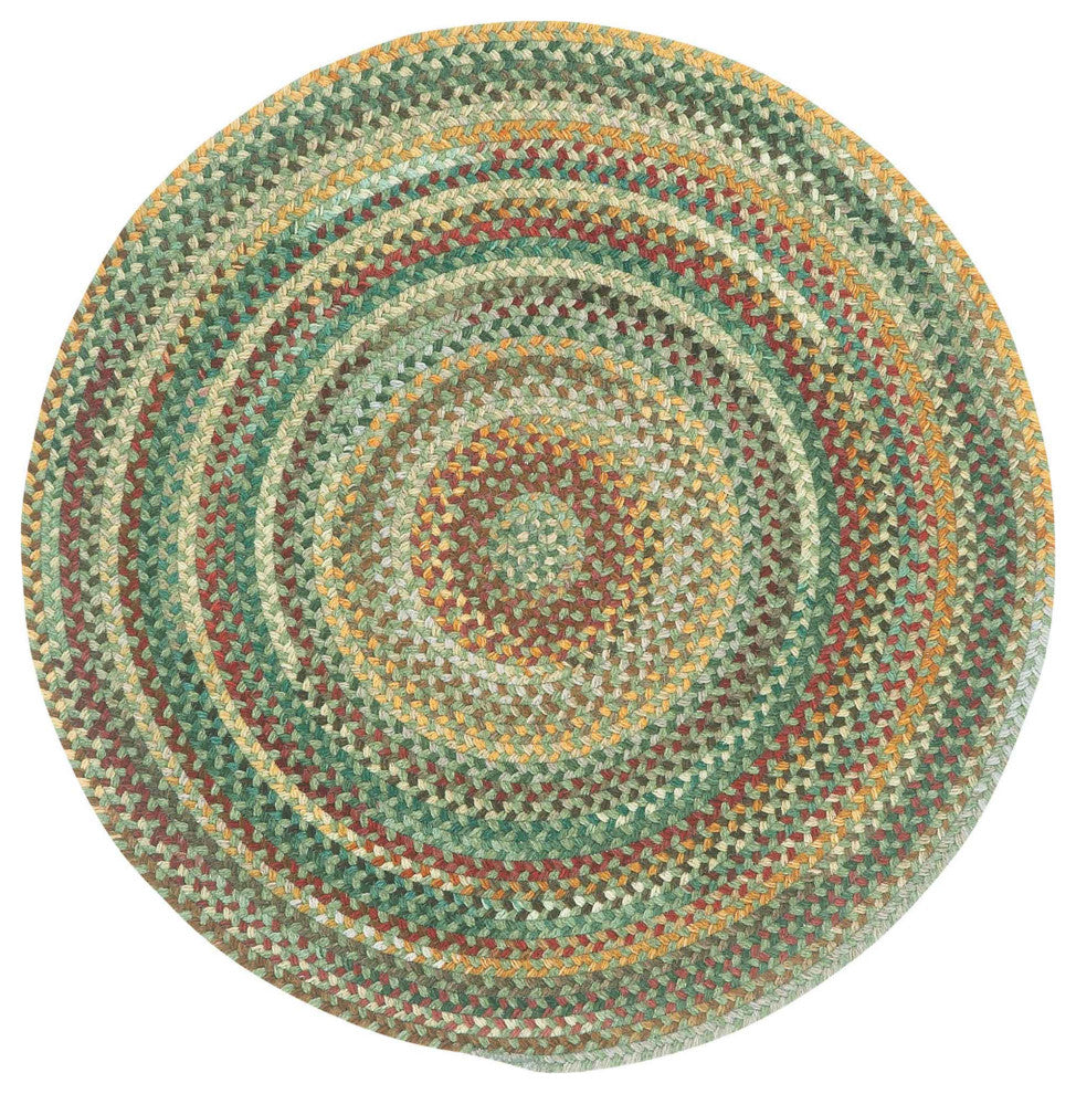 Capel Sherwood Forest Pine Wood 0980_225 Braided Rugs - 8' 6" Round