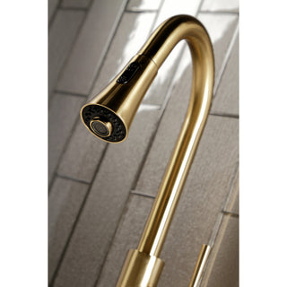 LS8723DL Concord Single-Handle Pull-Down Kitchen Faucet, Brushed Brass