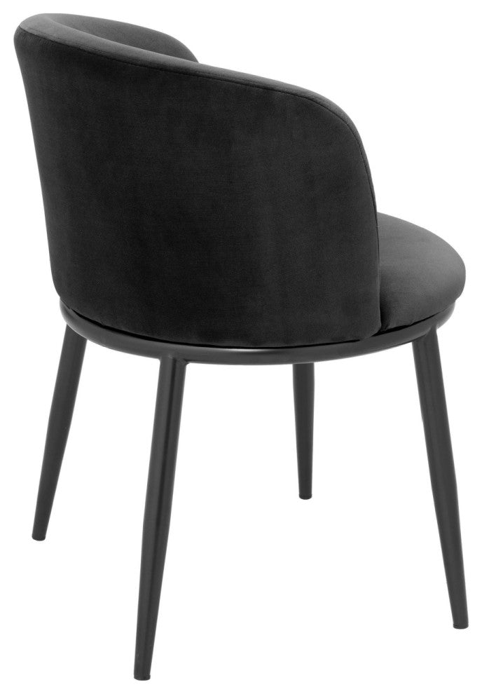 Black Dining Chair Set of 2, Eichholtz Filmore