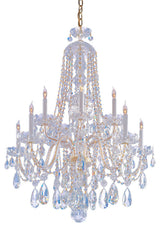Crystorama Traditional Crystal 10-Light Chandelier