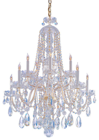 Crystorama Traditional Crystal 10-Light Chandelier