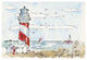 "Coastal Life I" Digital Paper Print by Anne Tavoletti, 50"x34"