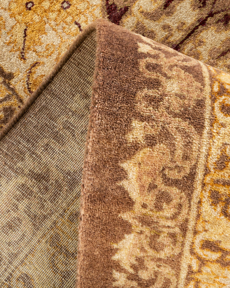 Mogul, One-of-a-Kind Hand-Knotted Area Rug Brown, 9' 4 x 12' 7