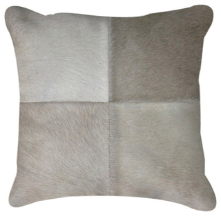 Natural Torino Quatro Large Pillow 18"x18", Grey