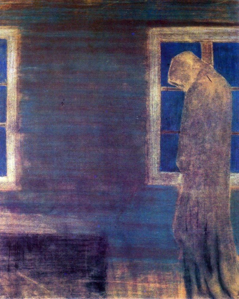 Mikalojus Ciurlionis Funeral Symphony VII, 20"x25" Wall Decal