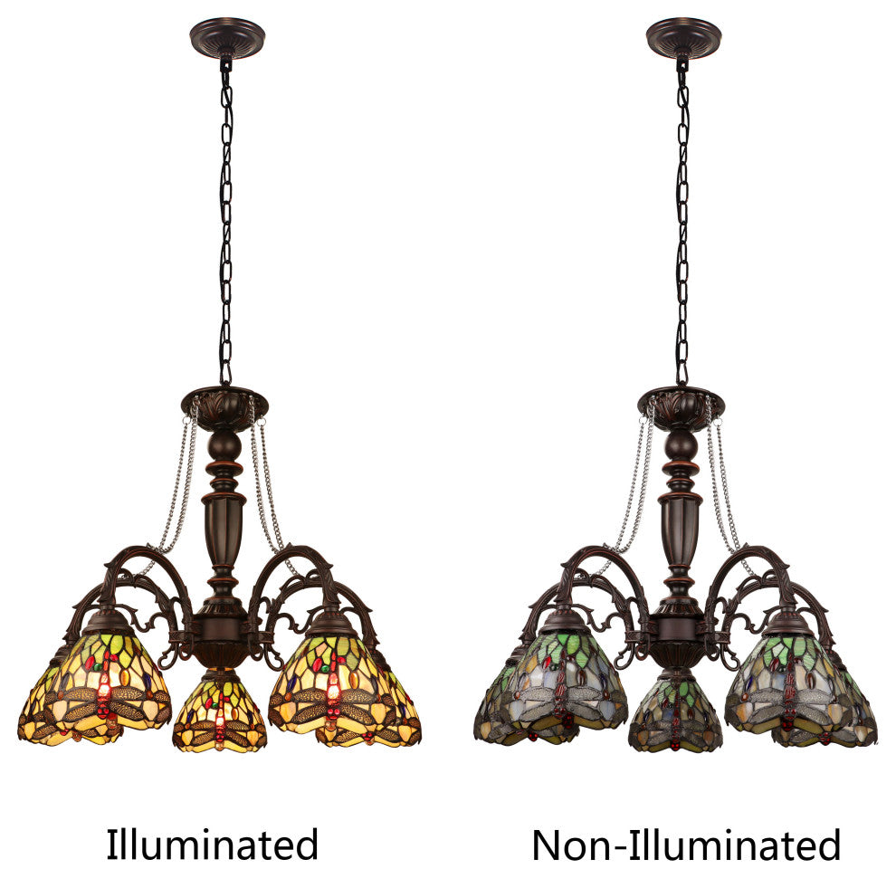 Anisoptera Purity 5-Light Large Chandelier 27" Wide