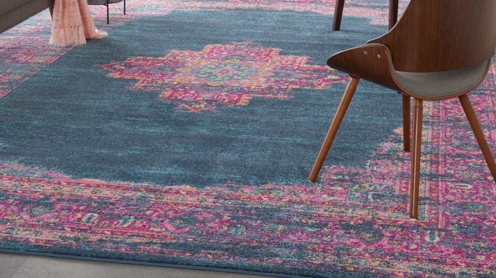 Nourison Passion 12' x 15' Blue Bohemian Indoor Area Rug