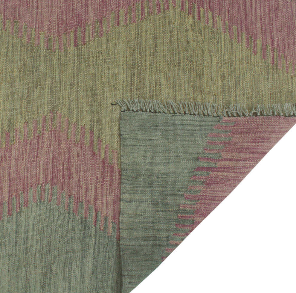 Winchester Kilim Jasiah Gray/Purple Rug, 3'3x4'11