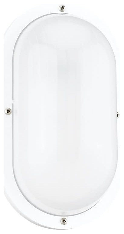 Generation Lighting 8335 Bayside 5" Tall Outdoor Wall Sconce - White